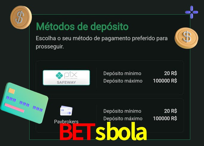 O cassino betsbola oferece uma grande variedade de métodos de pagamento